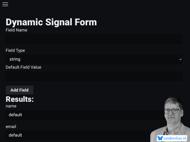 Dynamic Signal Form